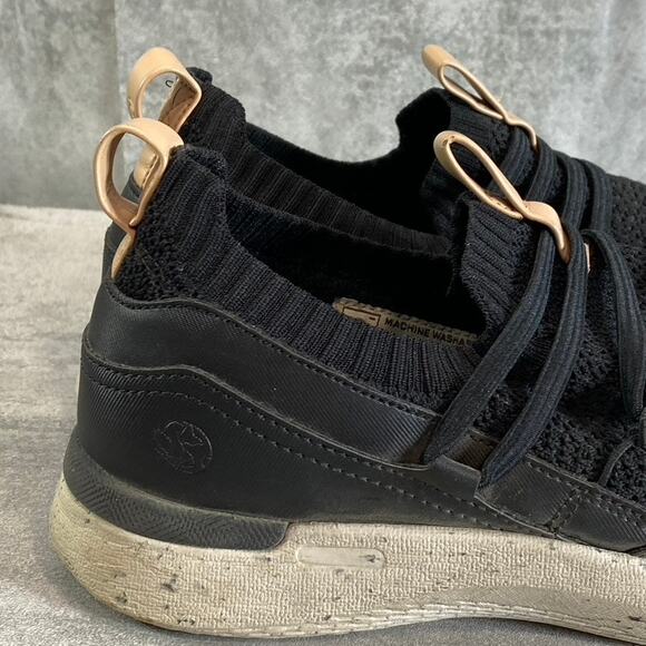 ROCKPORT Women's Black Knit TruFLEX Fly Washable Bungee Slip-On Sneakers SZ 8.5 - Picture 7 of 13